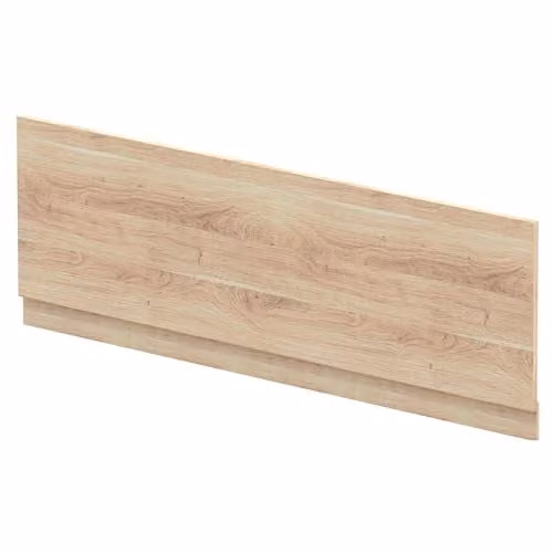 Balterley Wooden Front Bath Panel with Plinth in Bleached Oak, 1700mm Width