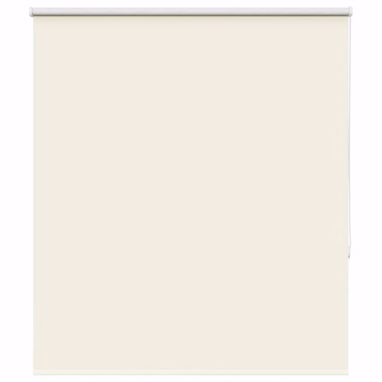 Berkfield Home Blackout Roller Blind in Off-White, Thermal Insulating Polyester Fabric, W: 130 cm, H: 150 cm
