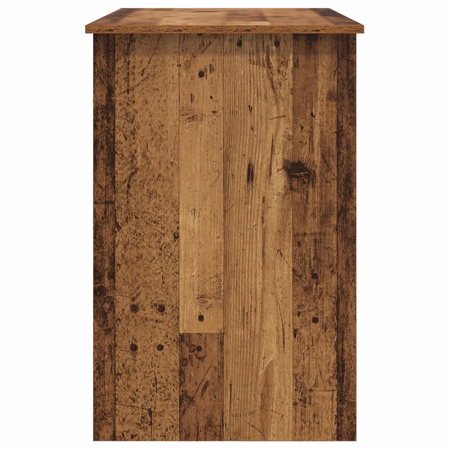 Berkfield Brown Rustic Writing Desk in Engineered Wood, W/D/H: 100 x 50 x 76 cm – 4
