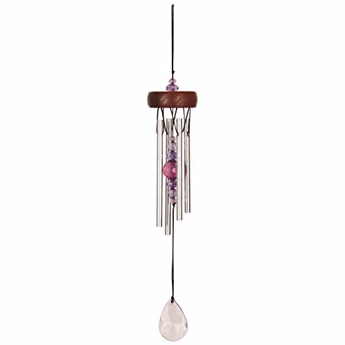 Woodstock Chimes Sparkle Hanging Wind Chime in Purple – 1