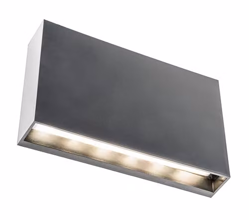 CGC Lighting Donna Black Slim LED Outdoor Wall Light, Up and Down Lighting, 4000k Cool White, IP65 Waterproof – 4