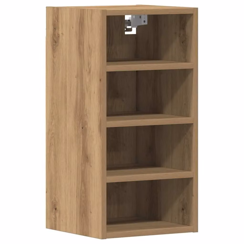 Berkfield Home Artisan Oak Wall Mounted Kitchen Cabinet in Brown, W/D/H: 30 x 29.5 x 60 cm – 2