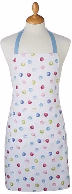 Cooksmart Spotty Dotty Cotton Apron in Multicolour and White