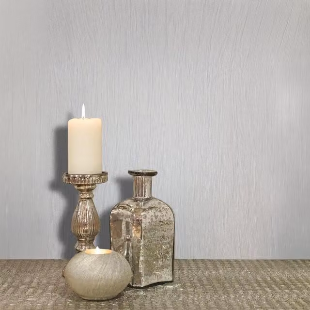 Silver Crystal Glitter Encrusted Abstract Washable Wallpaper