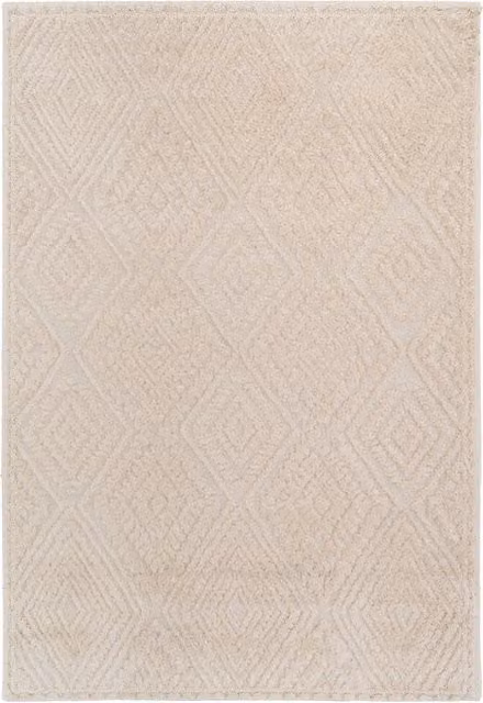 Kukoon Abstract Hand Tufted Living Area Rug in Grey, Silver and Beige, W/D/H: 120 x 170 cm