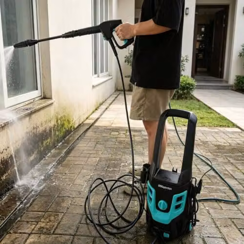 Gr8 Garden 1600W Pressure Washer 130 Bar Patio and Car Cleaner in Black – 4