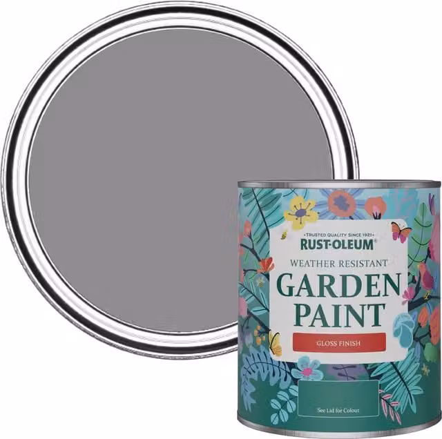 Rust-Oleum Garden Paint in Gloss Finish, Purple, 0.75 l