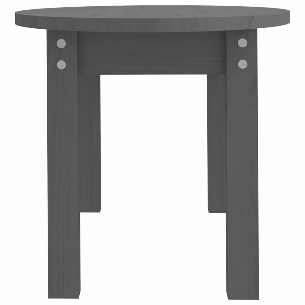 Berkfield Home Grey Rustic Solid Pine Coffee Table, W/D/H: 80 x 40 x 35 cm – 5