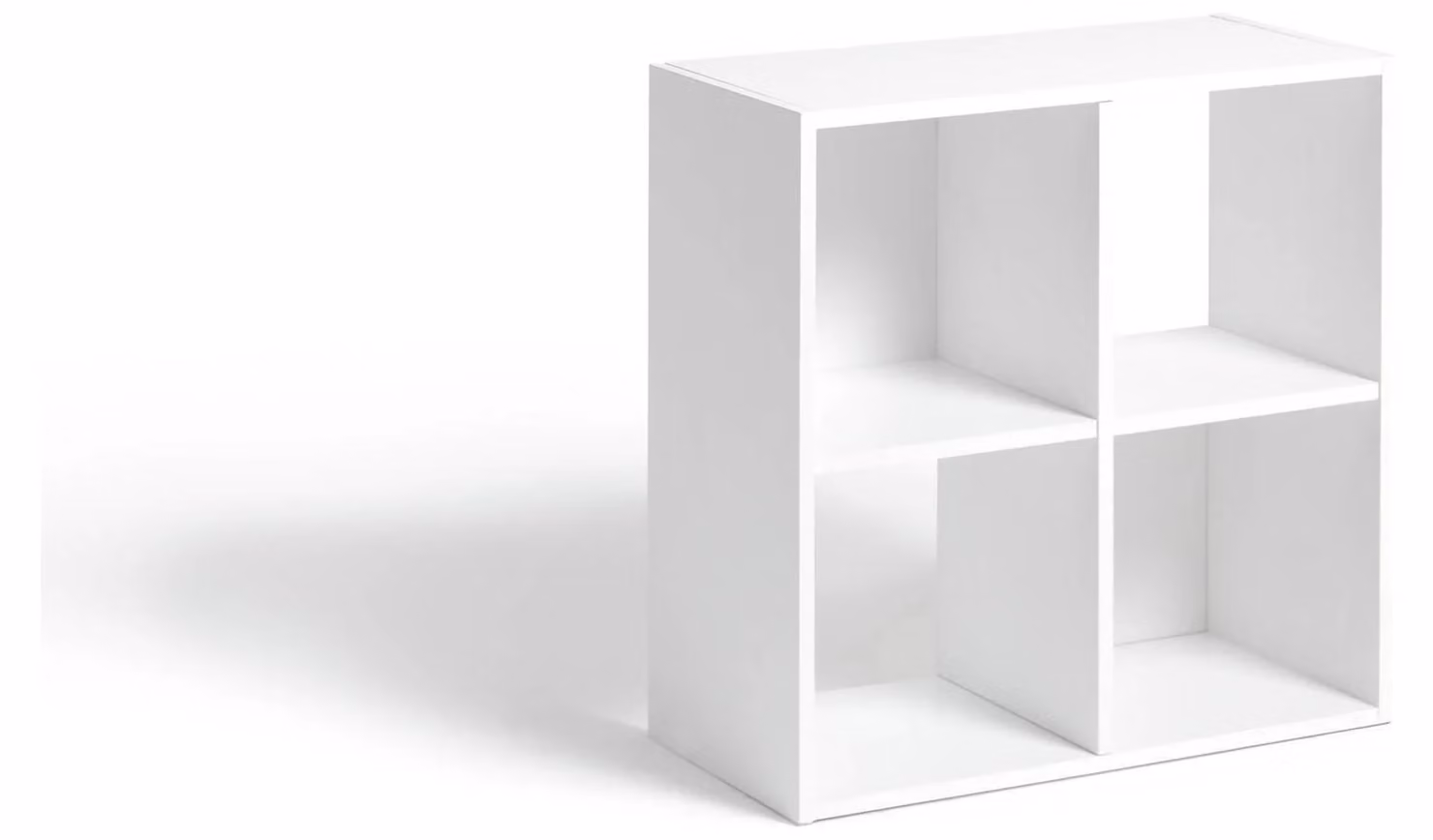 Argos Home White 4 Cube Modular Storage Unit Organiser Shelf