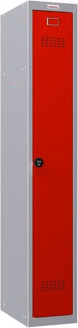 Phoenix Safe Company PL1133GRC Personal Locker in Red with Combination Lock, H 180 cm x W 100 cm