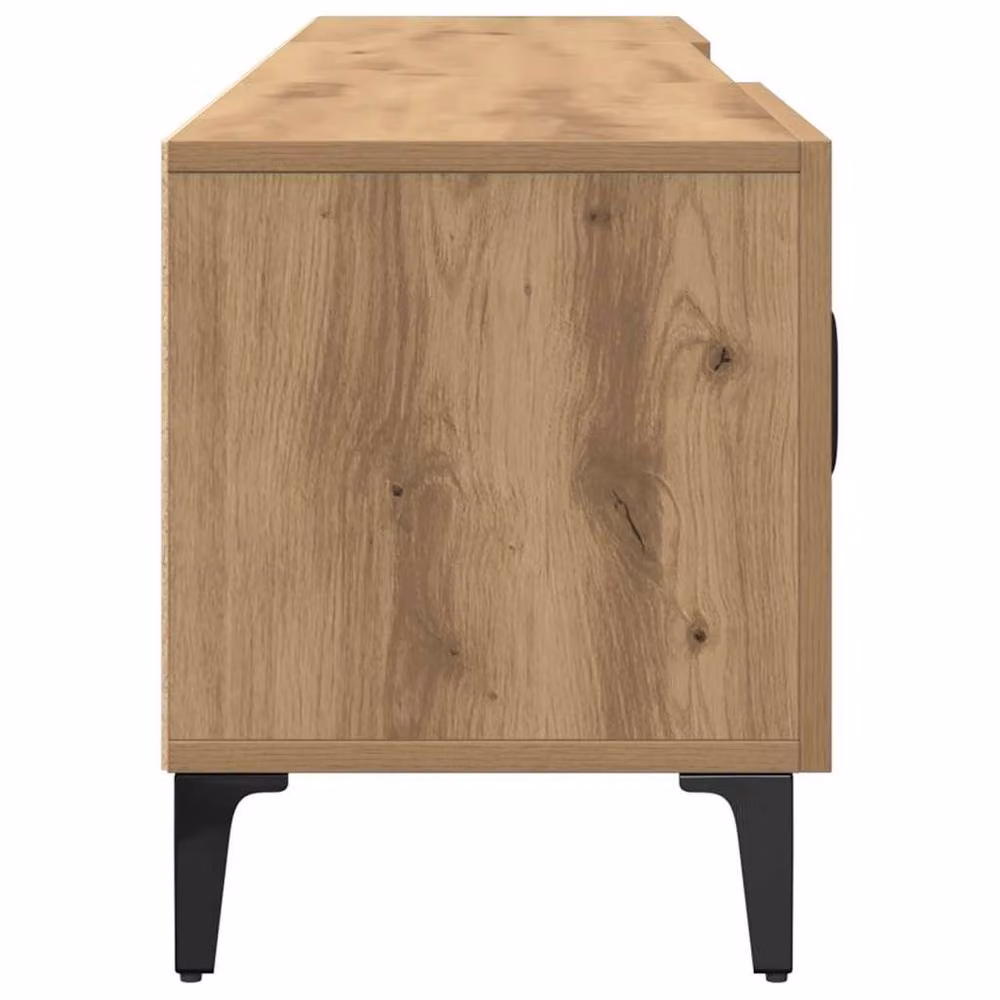 Berkfield Home Artisan Oak TV Cabinet in Brown, W/D/H: 180 x 31.5 x 40 cm – 4