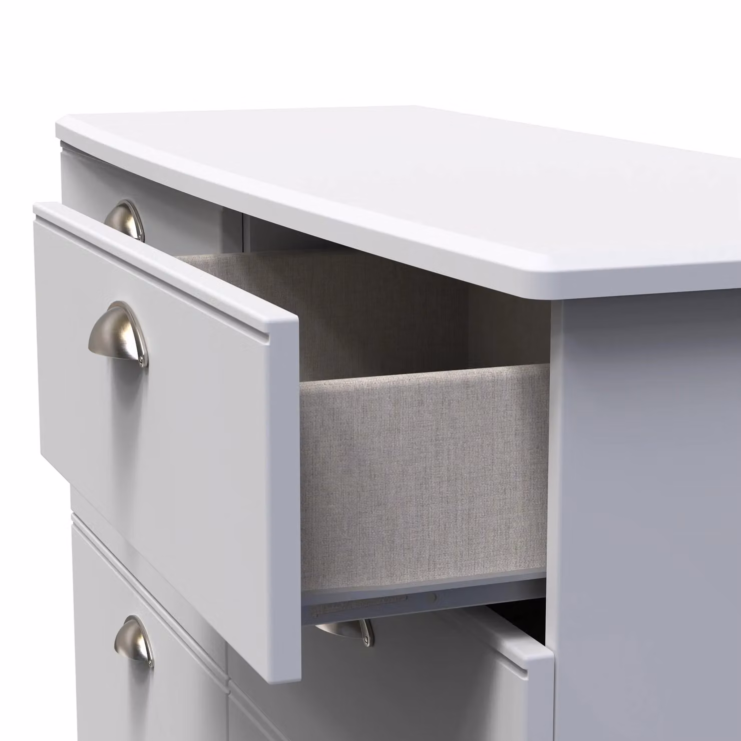 2 U Albert Ready Assembled 6 Drawer Wide Chest in Grey – 3
