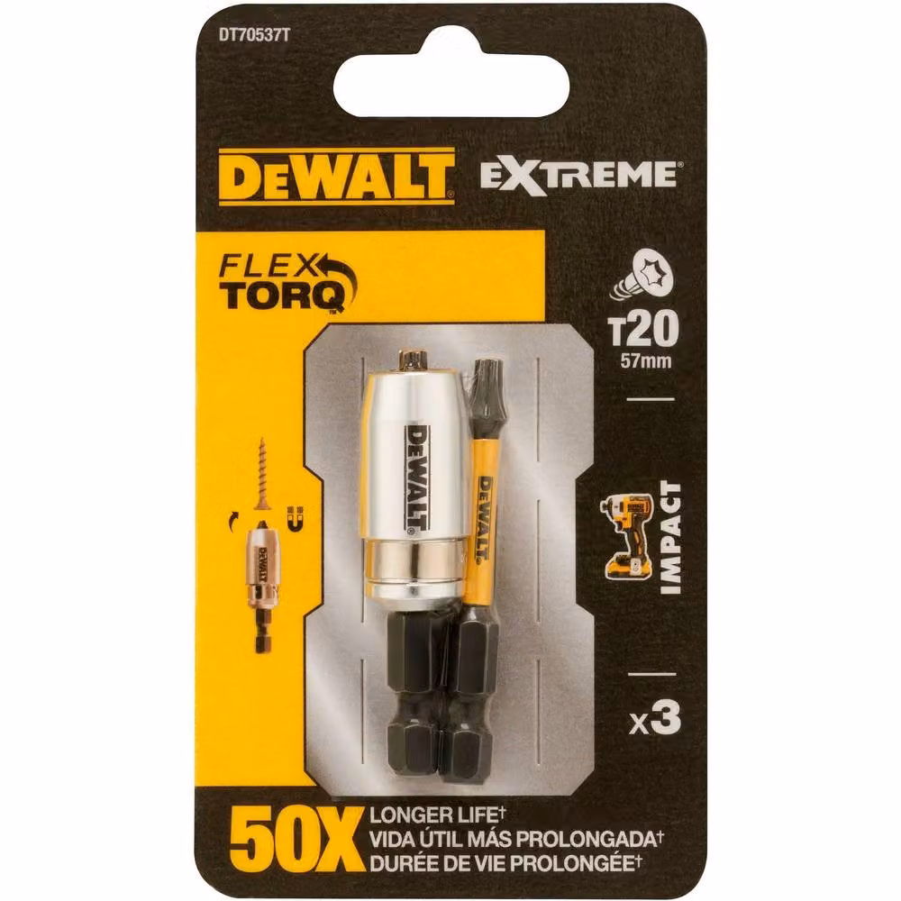 DeWalt Silver Steel Screwdriver Bit – 3