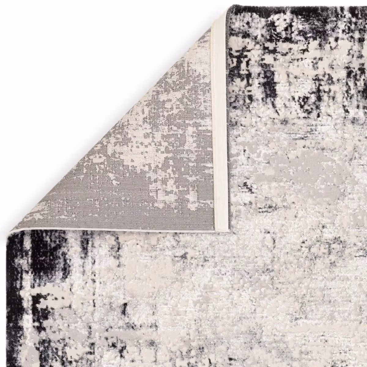 The Rug Shop UK Border Grey Abstract Modern Stain-Resistant Easy to Clean Rug W: 240 cm, L: 340 cm – 5