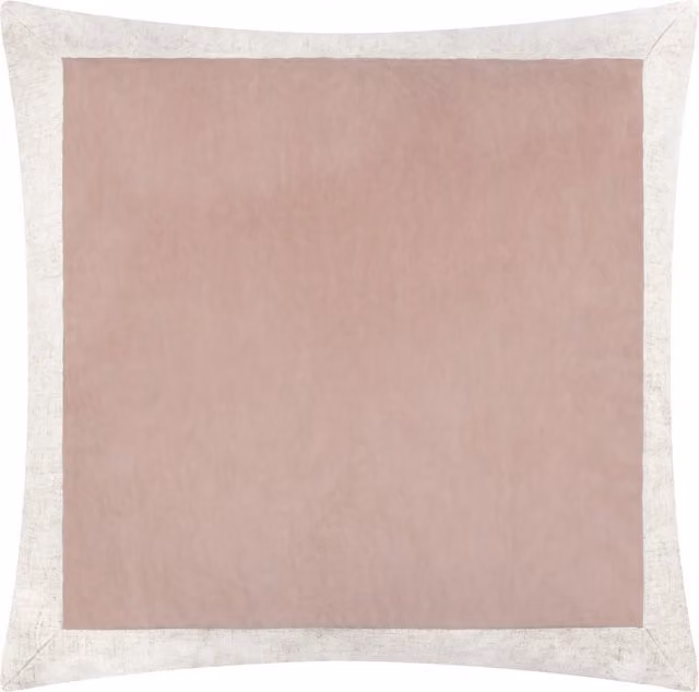 Make It A Home Auden Matte Velvet Square Cushion in Pink Polyester