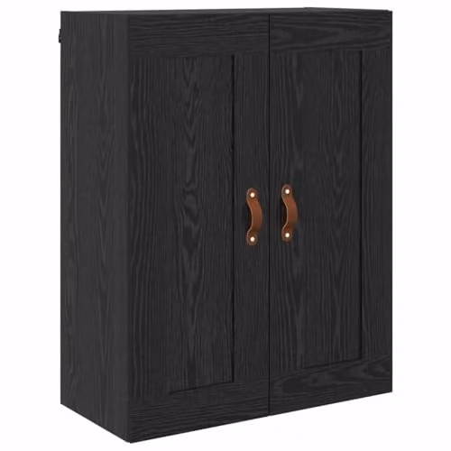 vidaXL Modern Tall Highboard in Black, W/D/H: 69.5 x 34 x 180 cm – 5