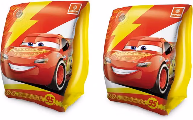Mondo Disney Cars Lightning McQueen Inflatable Arm Bands in Red