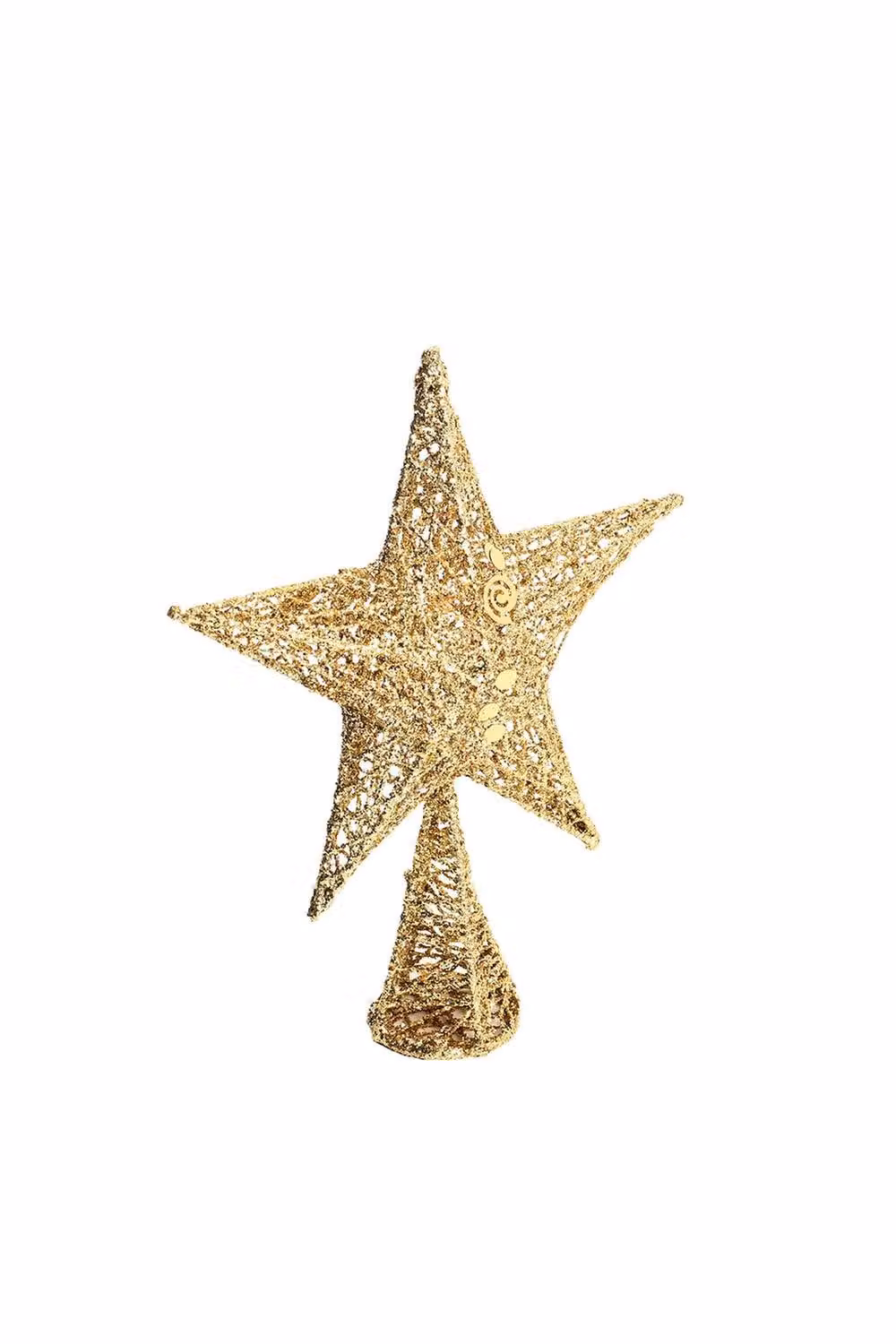 Garden Sanctuary Gold Geometric Star Christmas Tree Topper – 4