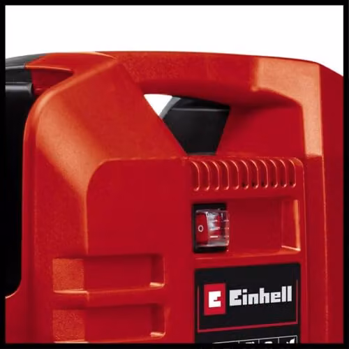 Einhell Portable Oil-Free Air Compressor with Gun, 8 Bar, 116 PSI, Red – 4