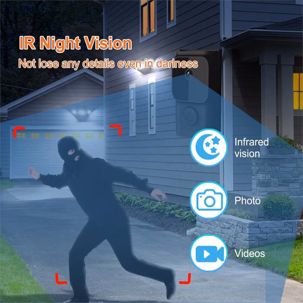 Nordara Indoor Wireless Security Camera with Two-Way Audio, Night Vision and App Control, Black – 3