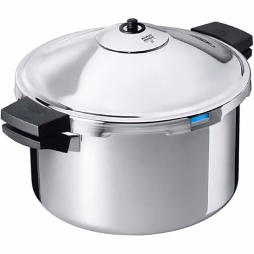 Kuhn Rikon Stainless Steel and Aluminium Pressure Cooker and Steamer Pot, Silver, 12L, 28cm – 1
