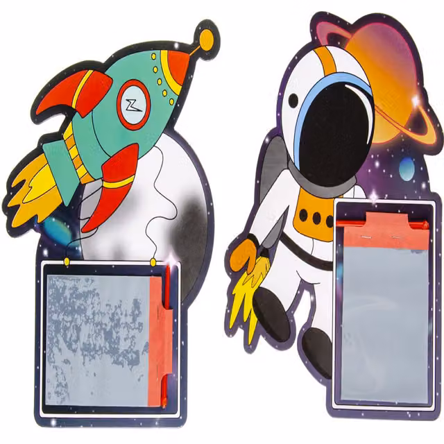 LG-Imports Single Space Magic Board for Children's Drawing and Colouring, White