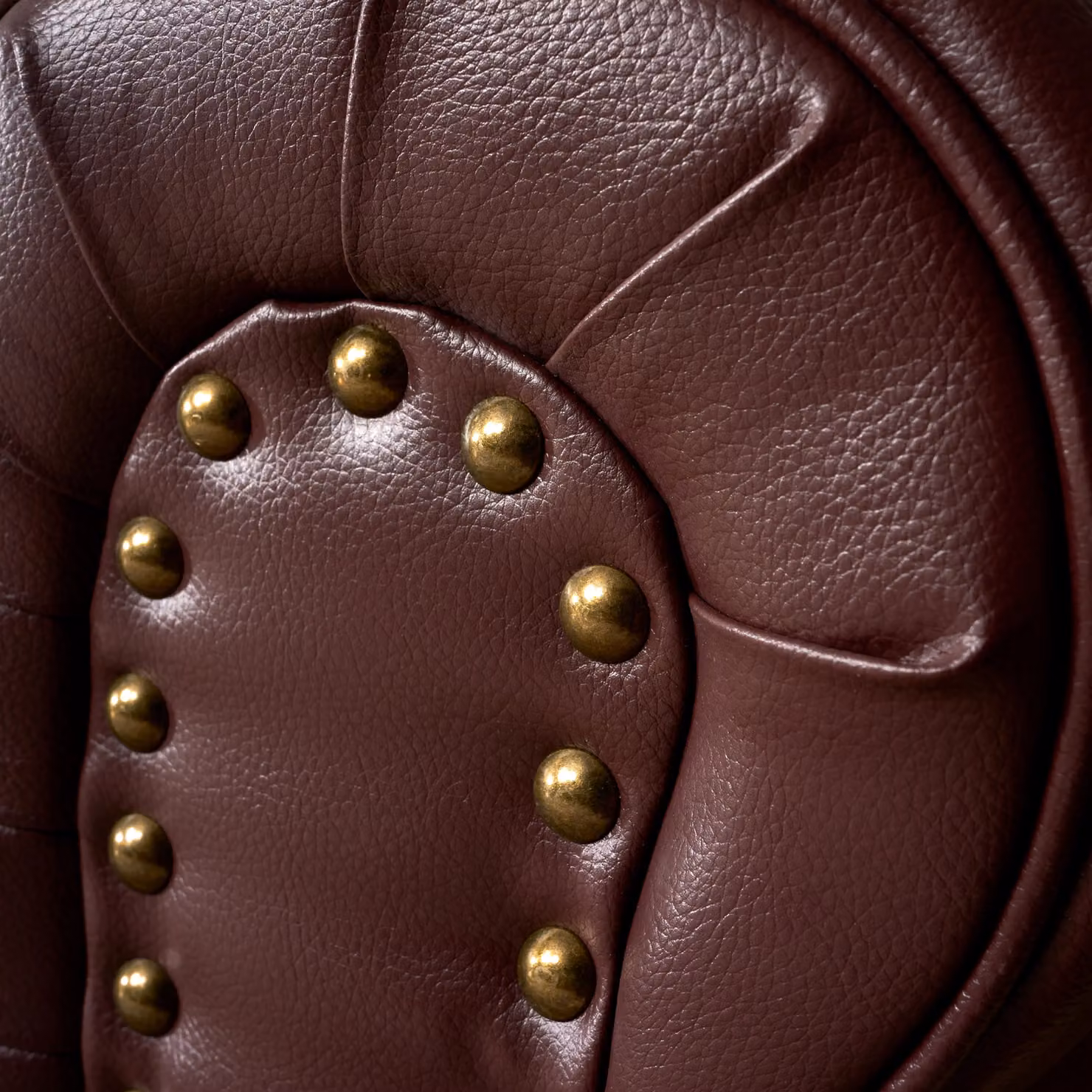 Bravich LTD Chesterfield Faux Leather Button-Tufted 1 Seater Armchair in Brown – 6