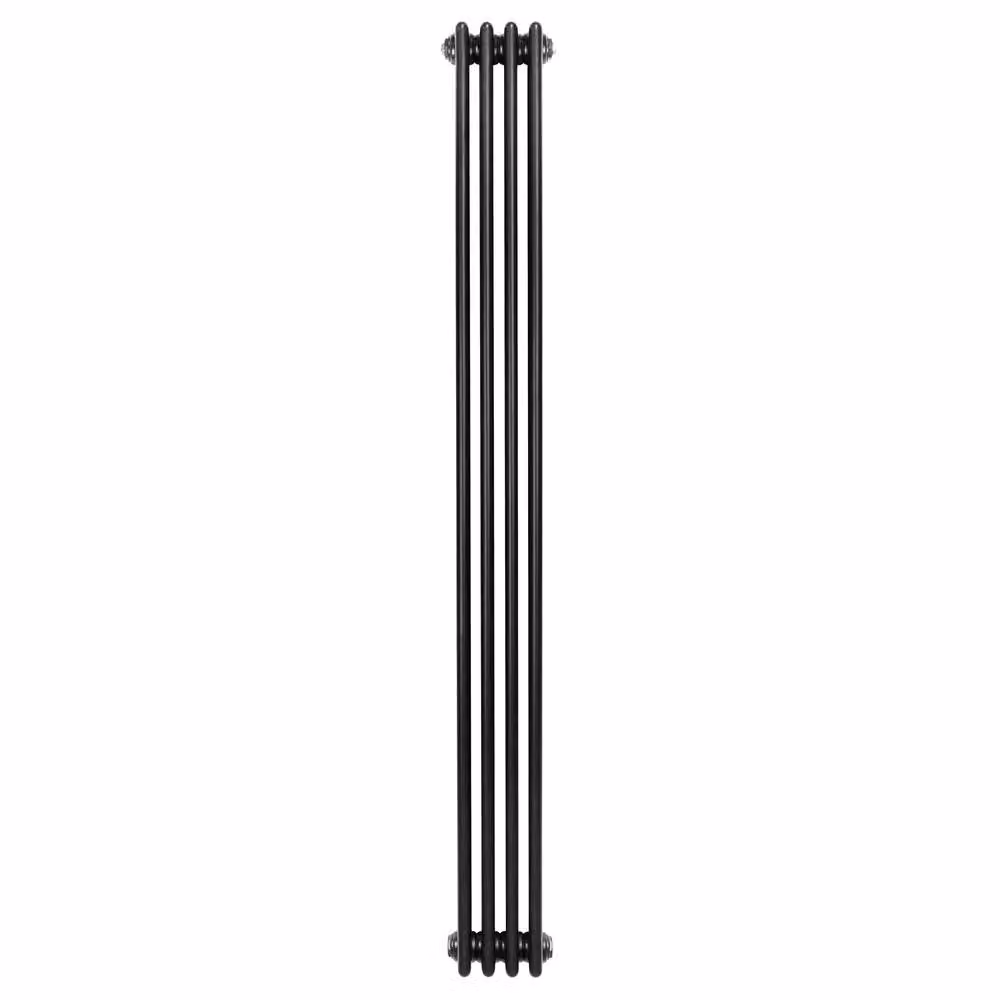 Monstershop Traditional 4 Column Steel Radiator, Black, H x W x D: 180 x 20 x 20 cm – 2