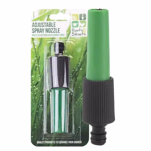 VFM Snap Action Spray Nozzle Gardening Tool in Green, 13cm