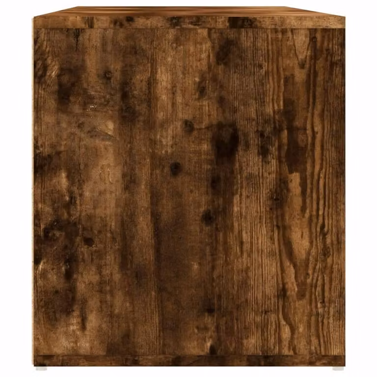 Berkfield Home Corner Cabinet in Smoked Oak Brown, W/D/H: 200 x 40 x 45 cm