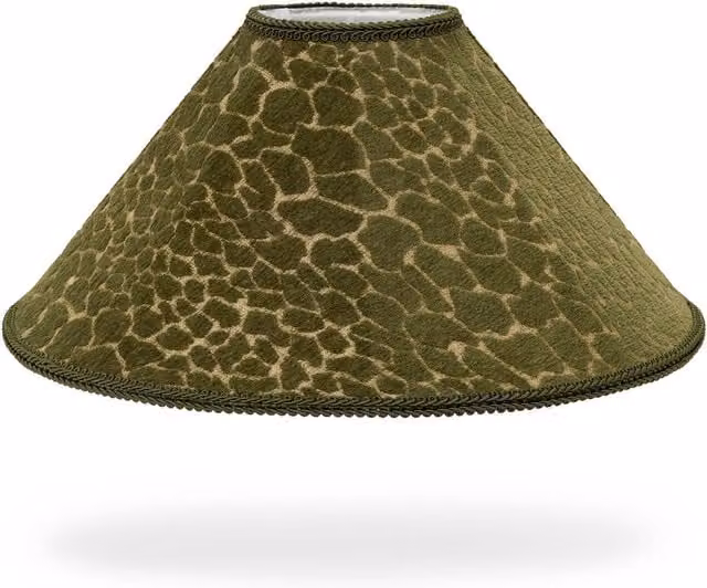 House of Hackney MARA Jacquard Romily Cone Lampshade in Green