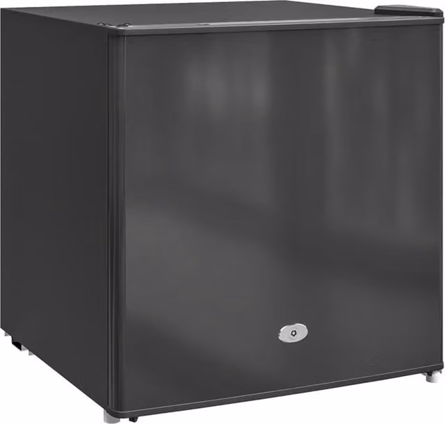 Rolipo 35L Black Mini Upright Freezer with Reversible Door and Lock – 1