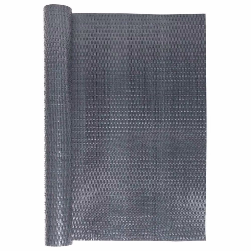 Berkfield Home Anthracite Poly Rattan Balcony Screen, W: 1000 cm, H: 90 cm – 3