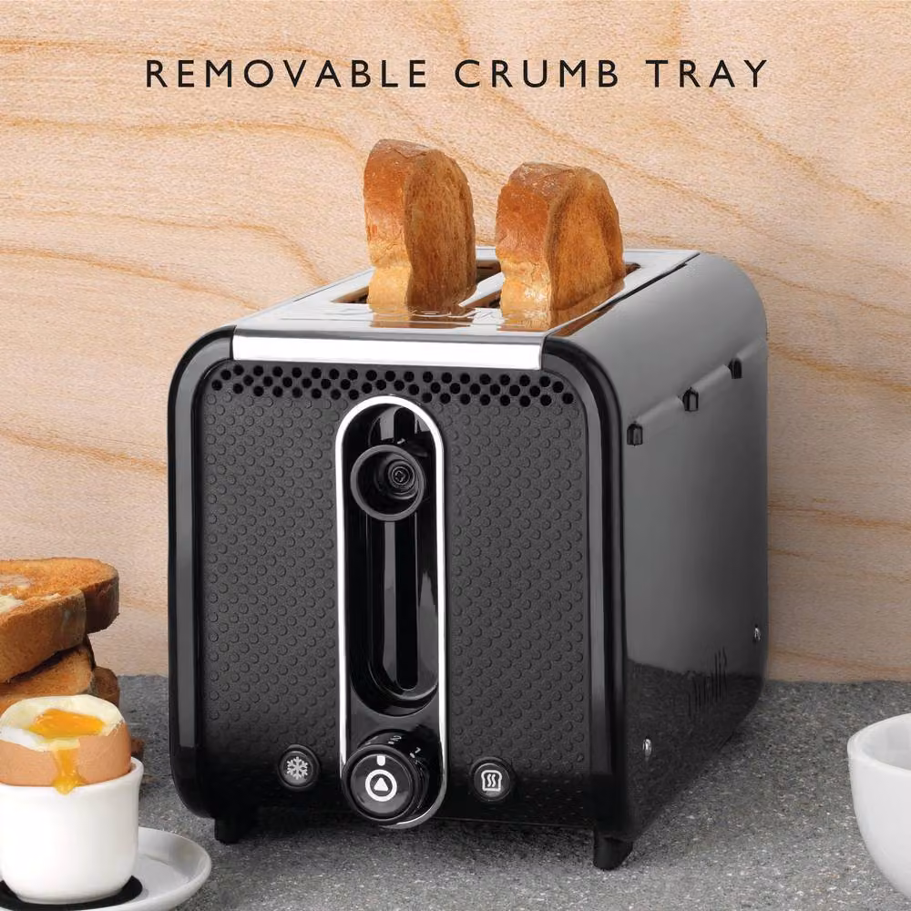 Dualit Studio 2 Slot Toaster in Black – 4