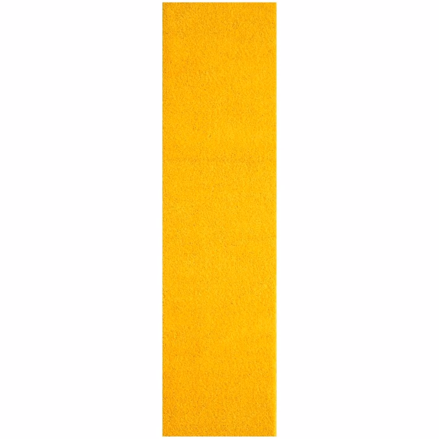 THE RUGS Soft Plain High Pile Shaggy Rug for Living Room or Bedroom, Yellow, W: 160 cm, L: 230 cm – 3
