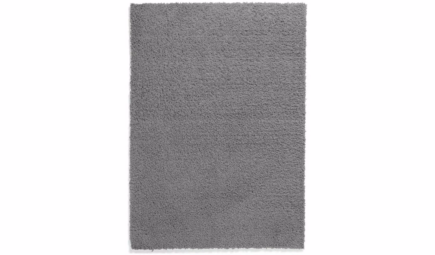 Cheap Furniture Warehouse Grey Shaggy Rectangular Polyester Rug W: 290 cm, D: 200 cm