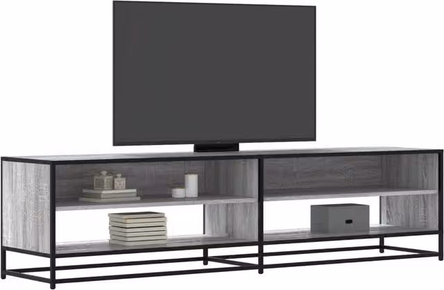 Berkfield Home Grey Sonoma TV Cabinet W: 180.5 cm, D: 40 cm, H: 46 cm