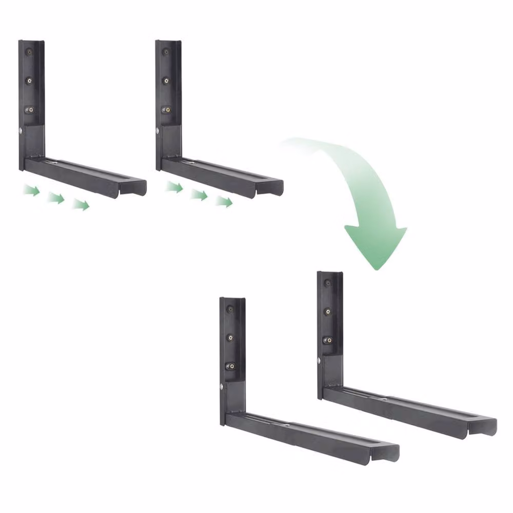 SPETLEK 2x Heavy Duty Adjustable Stretch Oven Shelf in Black, Width: 52 cm – 4