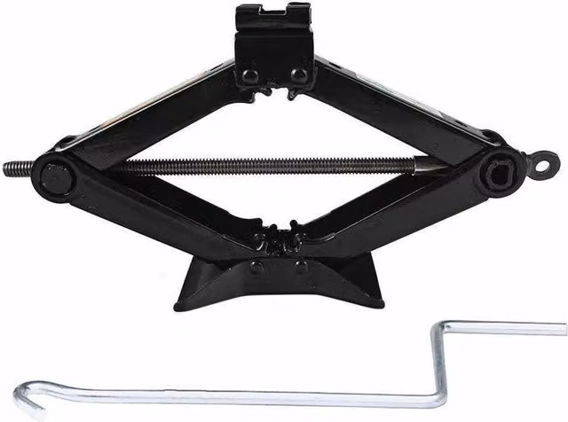 EONLION 2 Ton Scissor Jack Wind Up Tyre Lift in Black – 1