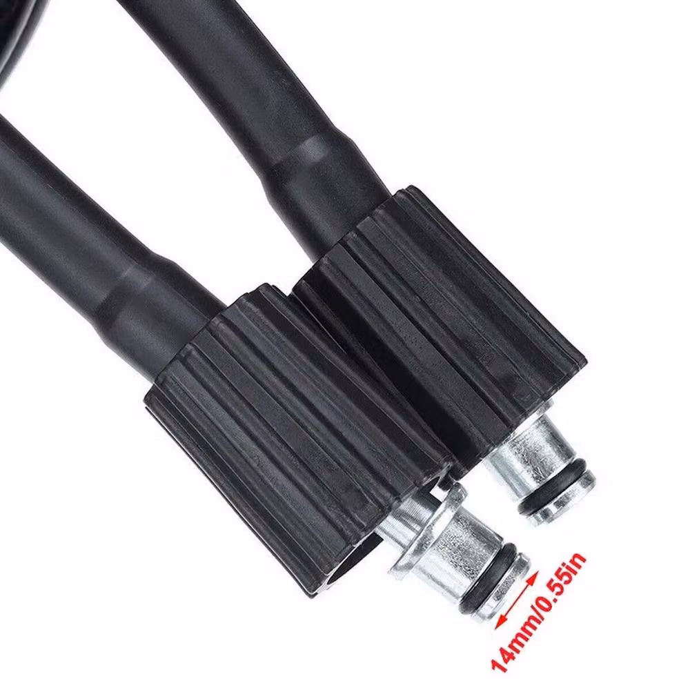 FLAVORA 15m Heavy Duty Replacement High Pressure Washer Hose in Black – 2