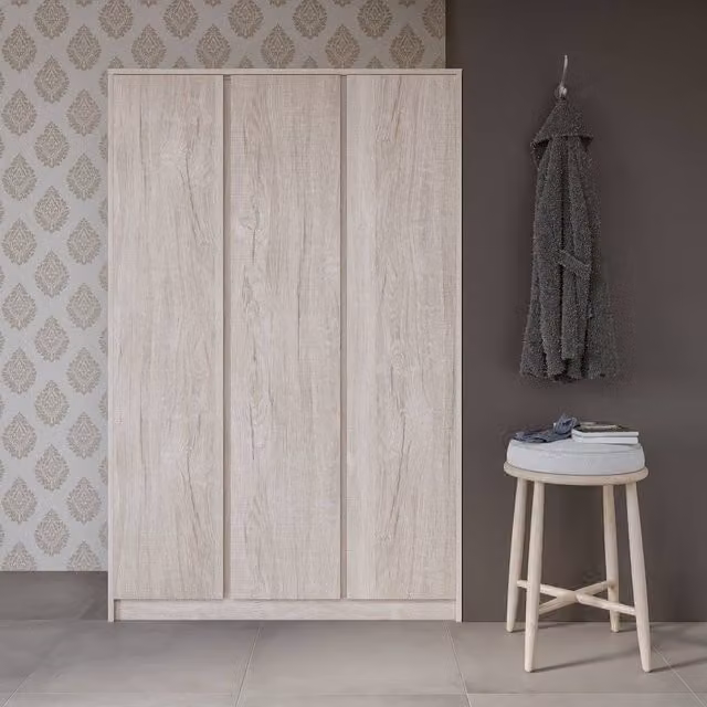 Seconique Malvern 3 Door Wardrobe in Beige – 2