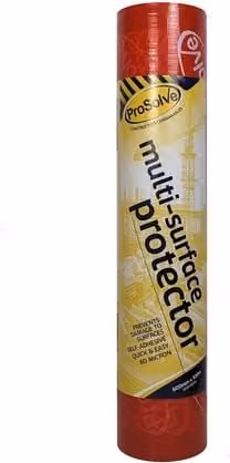 ProSolve Transparent Multi Surface Protector Construction Film, W: 600 mm, L: 100 m, Thickness: 60 micron