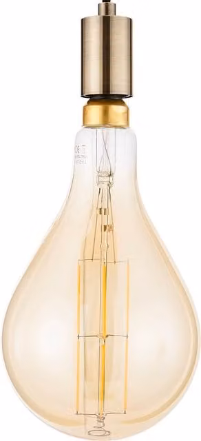 Litecraft Anton Adjustable Ceiling Pendant Light in Antique Black with Transparent Glass and Included Bulb