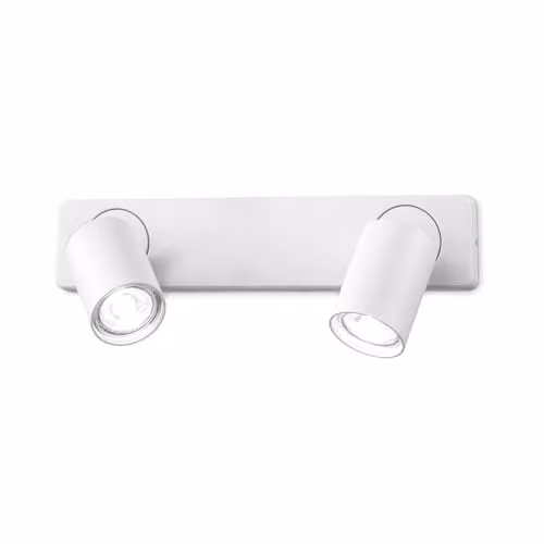 Netlighting Rudy Indoor Wall Lamp Spotlight 2 Lights White GU10