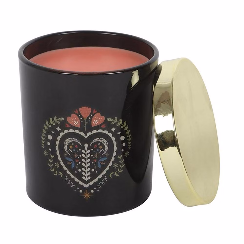 Uniqueful Midnight Bloom Black French Tulip Scented Candle – 4