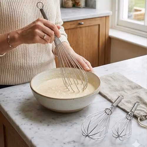 Orsina Set of 3 Stainless Steel Whisks in Silver – 5