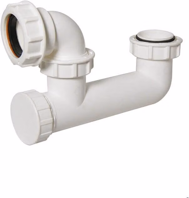 FloPlast White Plastic Bath Trap with 50mm Seal and 40mm Outlet