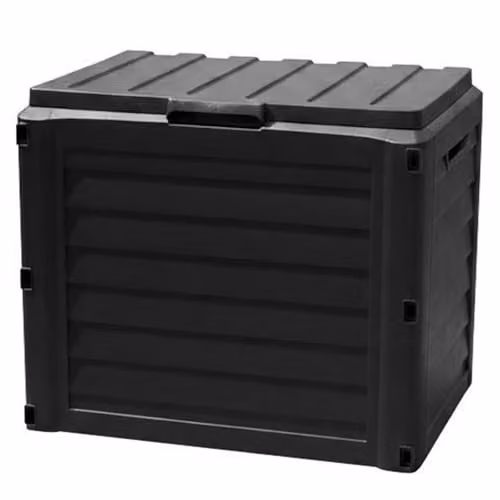 Gr8 Garden 140L Anthracite Grey Plastic Garden Storage Box with Lock