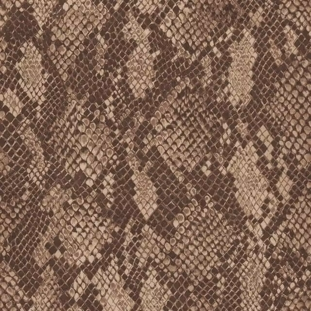 House of Hackney Cobra Animal Print Wallpaper in Brown