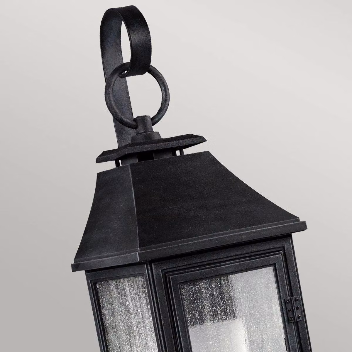Netlighting Shepherd Small Outdoor Wall Lantern Light in Weathered Zinc Grey, IP44, E27 – 2